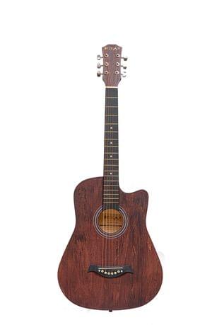 Belear I-280-WBR Couturier 38 Inch Brown Cutaway Acoustic Guitar